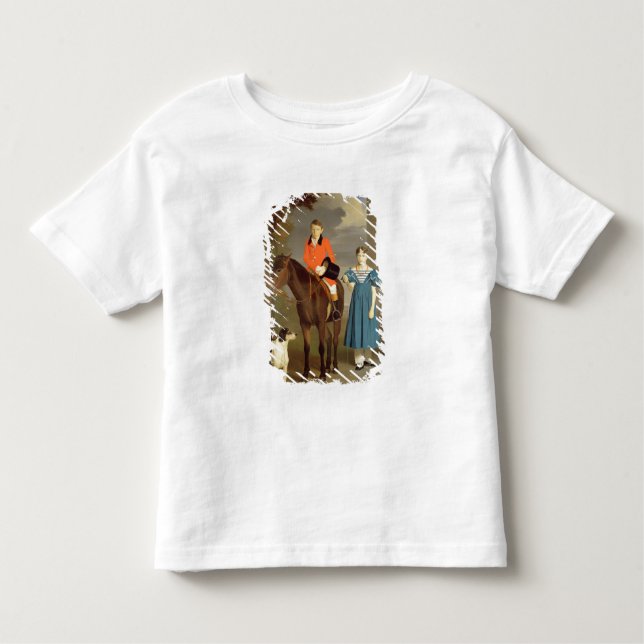 Camiseta Infantil John Gubins Newton e a sua Irmã Mary, 1832-33 ( (Frente)