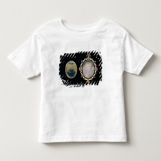 Camiseta Infantil Jóia da armada, miniatura da rainha Elizabeth mim (Frente)