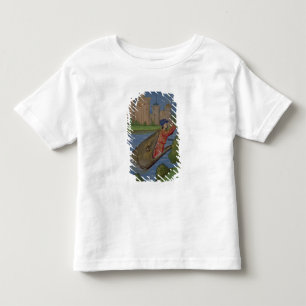 Camiseta Infantil Jonah e a baleia, da bíblia de Jean XXII