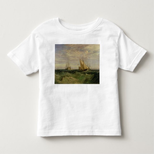 Camiseta Infantil Joseph Mallord William Turner | a afluência de (Frente)