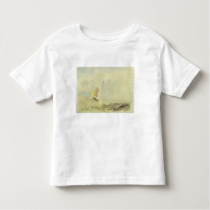 Camiseta Infantil Joseph Mallord William Turner   um a parte do mar