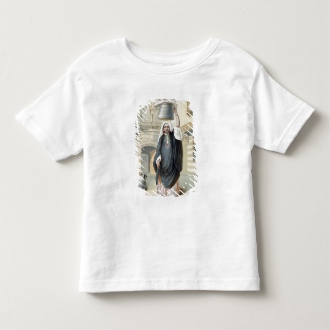 Camiseta Infantil Jovem Árabe Retornando do Hammam no Cairo (Frente)