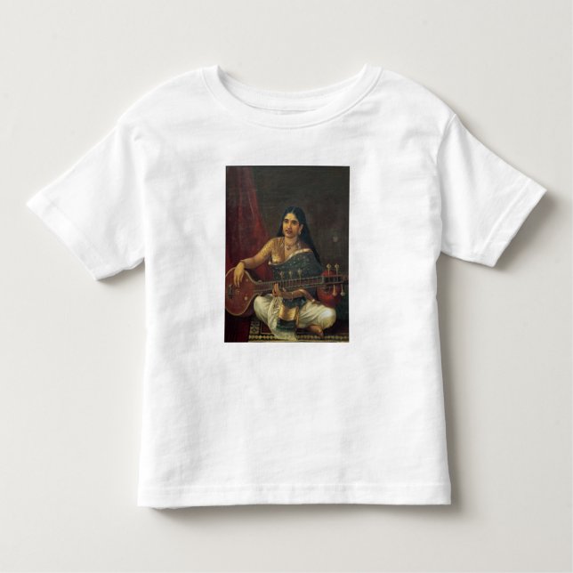 Camiseta Infantil Jovem Mulher com Veena (Frente)