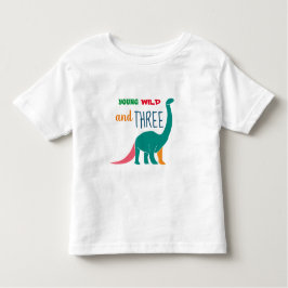 Camiseta Infantil Jovem Selvagem e Três