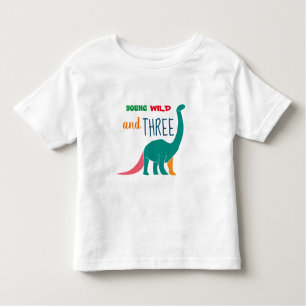 Camiseta Infantil Jovem Selvagem e Três