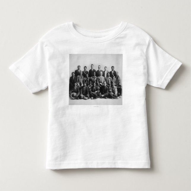 Camiseta Infantil Juiz Wickersham e Conselho de chefes indianos (Frente)