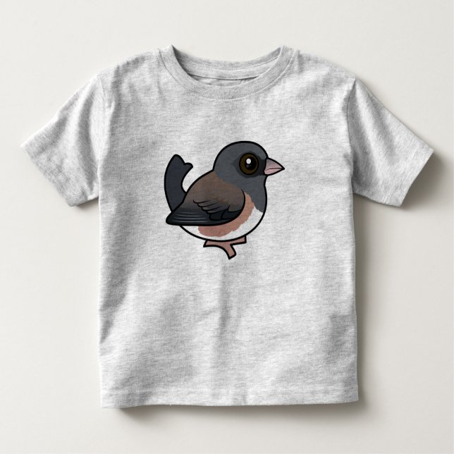 Camiseta Infantil Junco de olhos escuros (lado rosa) (Frente)