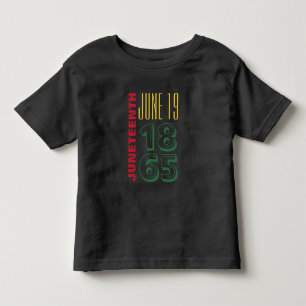 Camiseta Infantil Juneteenth 19 de junho de 1865 Tipografia História