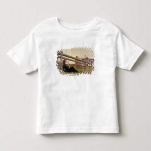 Camiseta Infantil Junho. Garota soprando sementes de dandelion, 1899
