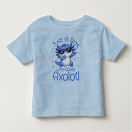 Camiseta Infantil Just A Boy Who Loves Axolotl 