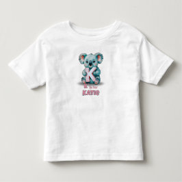 Camiseta Infantil K é para Katie – Personalizado 