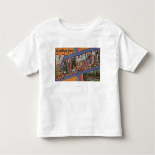 Camiseta Infantil Kalamazoo, Michigan - grandes cenas da letra