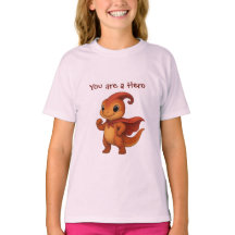 Camiseta infantil Kammli "You are a Hero"
