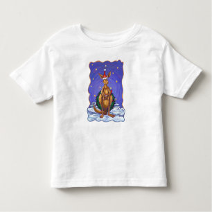 Camiseta Infantil Kangaroo Christmas StarNight