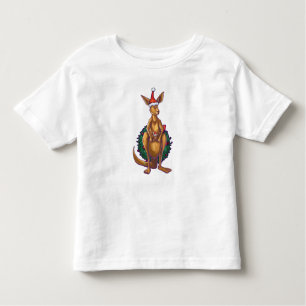 Camiseta Infantil Kangaroo Christmas StarNight