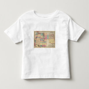 Camiseta Infantil Kansas, arizona, Colorado, New mexico, e Utá
