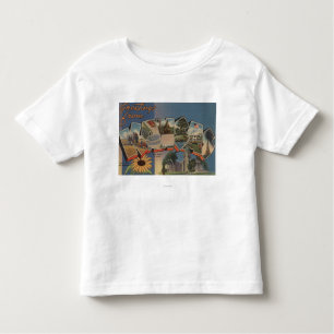 Camiseta Infantil Kansas (capital de estado/flor)