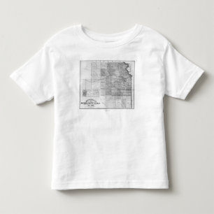 Camiseta Infantil KansasPanoramic MapKansas