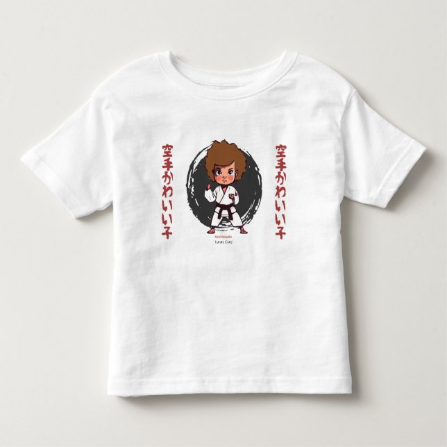 Camiseta Infantil Karate Cutie (Frente)