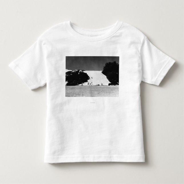 Camiseta Infantil Kauai, Havaí - vista de areias do descascamento (Frente)