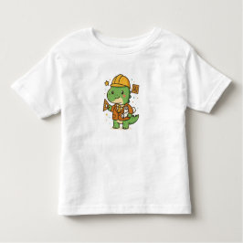 Camiseta Infantil Kawaii Architect Dinosaur – Cute Dino Jobs