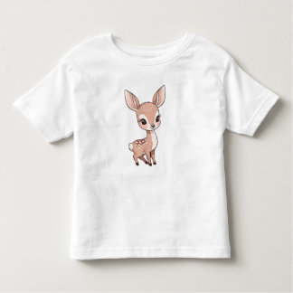 Camiseta Infantil Kawaii Deer Dream - T-Shirt Amigo Da Floresta Boni