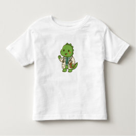 Camiseta Infantil Kawaii Doctor Dinosaur – Cute Dino Jobs