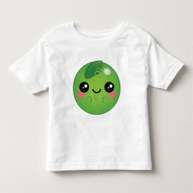 Camiseta Infantil Kawaii Pea (Frente)