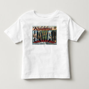 Camiseta Infantil Kealakekua, Havaí - grandes cenas da letra