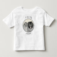 Keeshond Graphics Keeshond Mãe e Filho