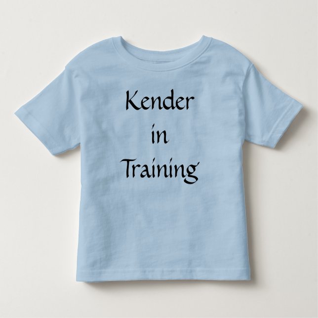 Camiseta Infantil Kender no treinamento (Frente)