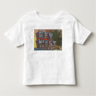 Camiseta Infantil Key West, Florida - grandes cenas da letra