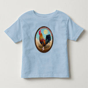 Camiseta Infantil Key West - Rooster Gypsy Bom Dia Vintage Oval