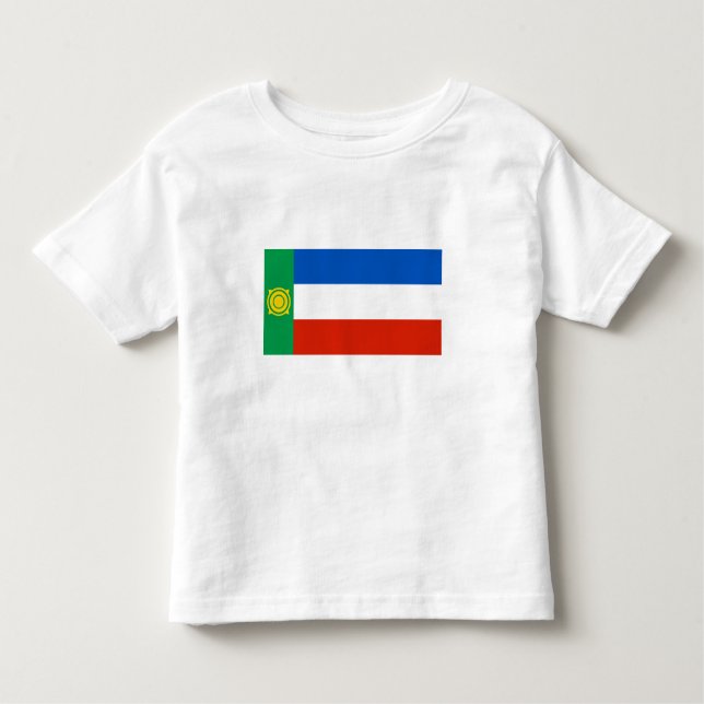 Camiseta Infantil Khakassia Flag (Frente)