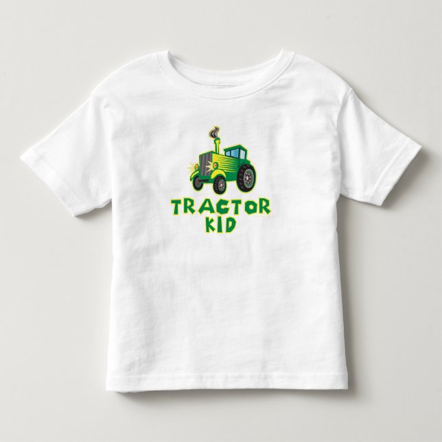 Camiseta Infantil Kid do Trator (Frente)