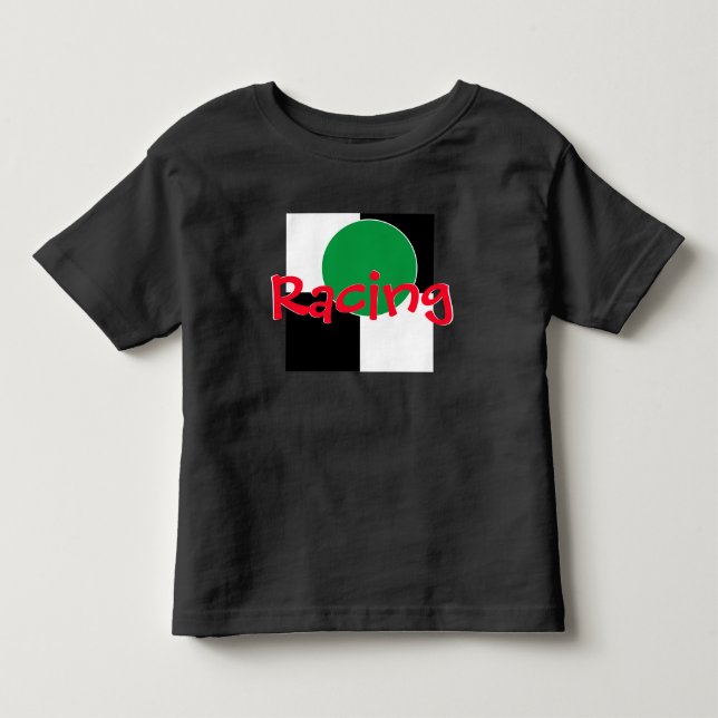 Camiseta Infantil Kids Red Racing (Frente)