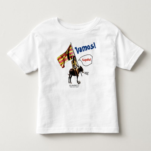 Camiseta Infantil Kid's VAMOS!España! No.3 (Frente)