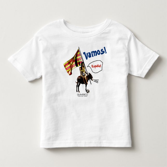 Camiseta Infantil Kid's VAMOS!España! No.7 (Frente)