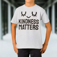 Camiseta Infantil Kindness Matters – Design de Ros