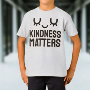 Camiseta Infantil Kindness Matters – Design de Ros