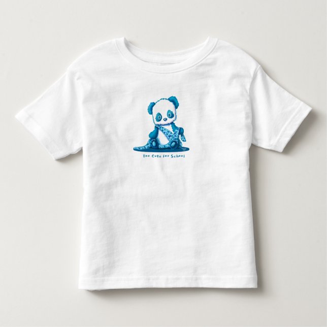Camiseta Infantil KiniArt Panda Cub (Frente)