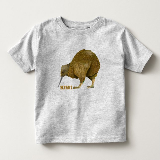 Camiseta Infantil Kiwi — Nova Zelândia (Frente)