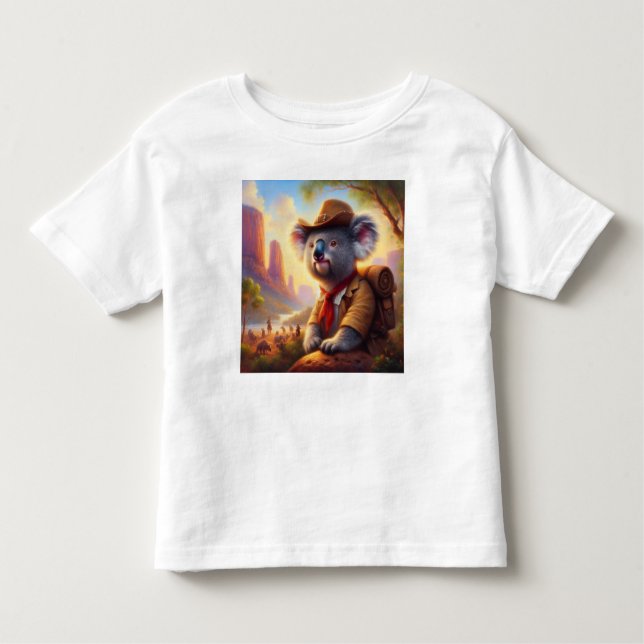 Camiseta Infantil Koala Explorer (Frente)