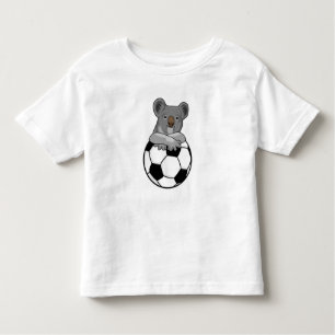Camiseta Infantil Koala no futebol