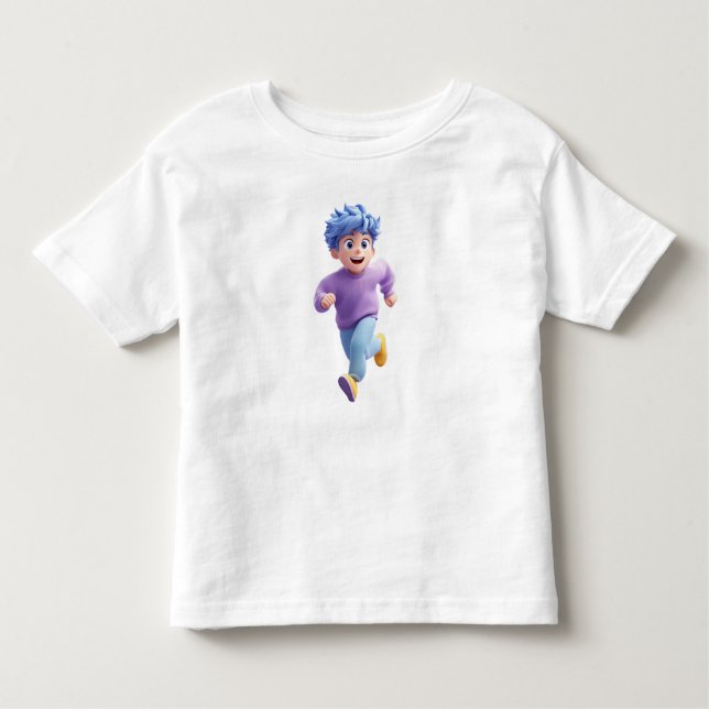 Camiseta Infantil Koşan Çocuk (Frente)