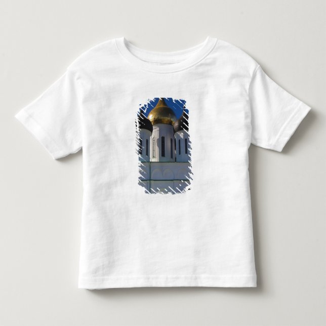 Camiseta Infantil Kremlin de Pskov e Catedral da Trindade (Frente)