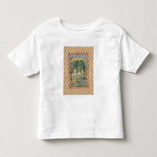 Camiseta Infantil Krishna e o Gopis (gouache no papel)