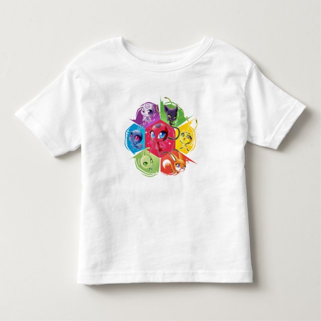 Camiseta Infantil Kwamis Coloridos (Frente)