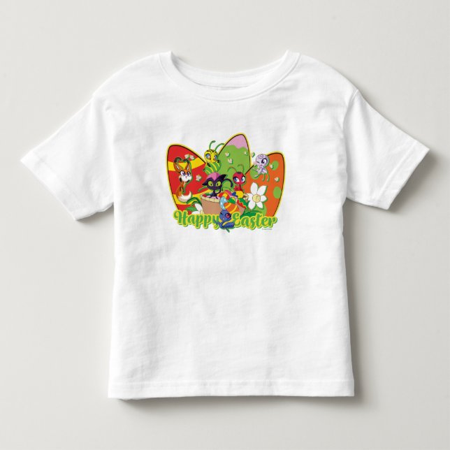 Camiseta Infantil Kwamis Feliz Páscoa (Frente)