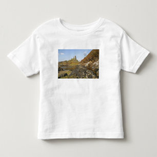 Camiseta Infantil Kyleakin, Escócia. As ruínas antigas de